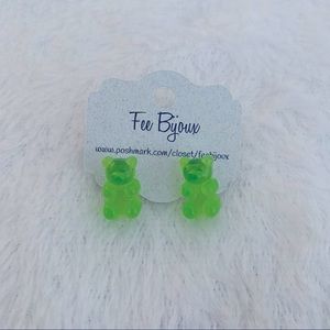 Gummy Bear Earrings 🧸💚